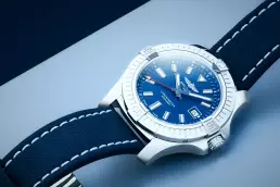 watch breitling avenger blue silver